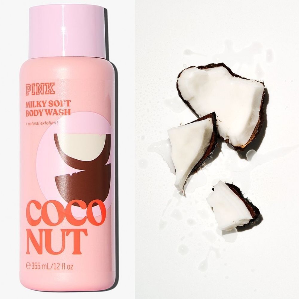 PINK Victoria's Secret Milky Soft Coconut Body Wash 12oz NEW